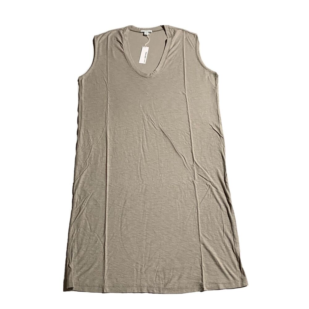 JAMES PERSE Standard Tank dress Sleeveless WSVH6642CU DAP cacao Size 1 Women’s S